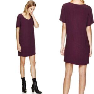 Aritzia Wilfred Free‎ Teigen Dress Purple Size XS Article 52831 Burgundy Shift